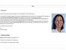 Tablet Screenshot of dr-stetter-miriam.com